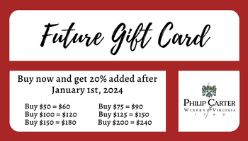 Philip Carter Winery - Products - Future Gift Card